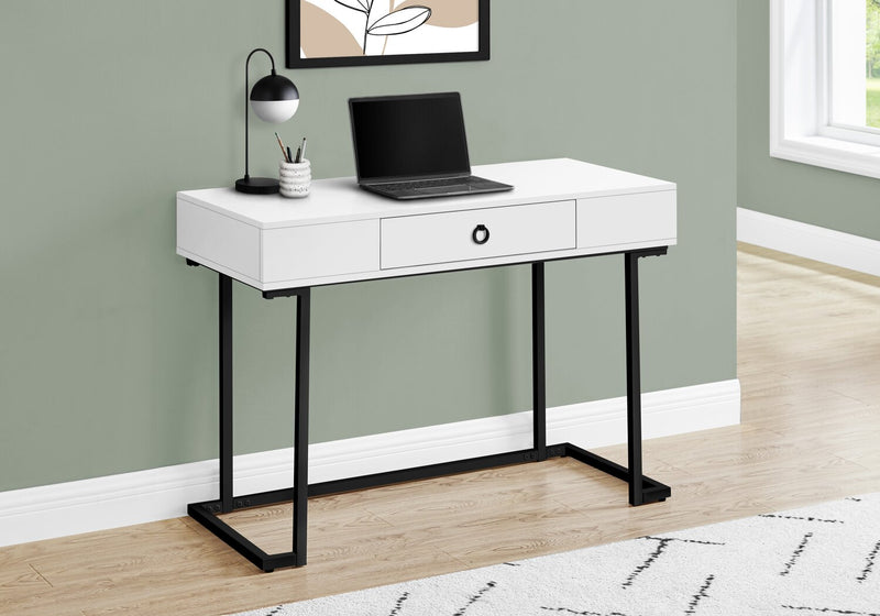 River 41.75\" Office Desk with Drawer - White