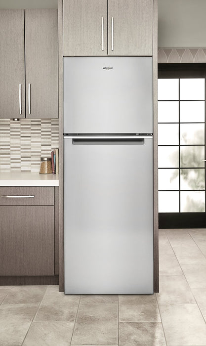 Whirlpool 24\" 12.9 Cu. Ft. Top-Mount Refrigerator - Fingerprint-Resistant Stainless Finish - WRT313CZLZ