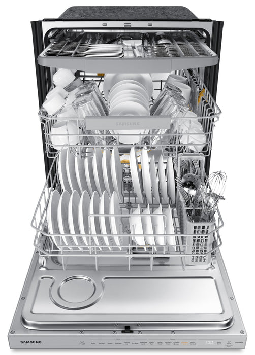 Samsung 24\" 42 dBA Built-In Top-Control Dishwasher with 3rd Rack - DW80B7070AP/AC