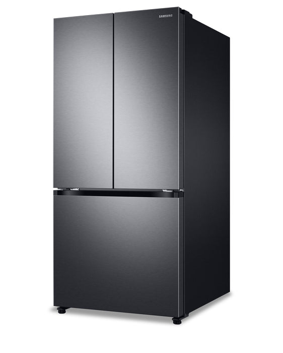 Samsung 33\" 24.5 Cu. Ft. French-Door with Beverage Center™ &AutoFillWaterPitcher Refrigerator - Black Stainless Steel - RF25C5551SG/AA