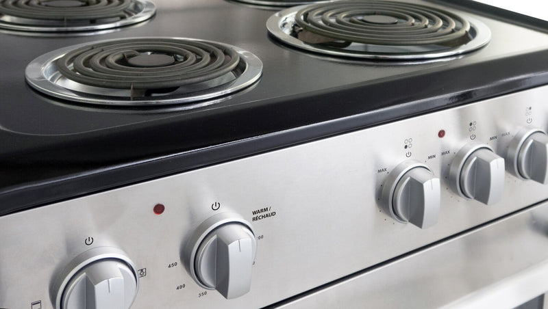 Danby 2.5 Cu. Ft. Electric Range With Compact 24\" Width and 4 Burners - Stainless Steel - DERM240BSSC