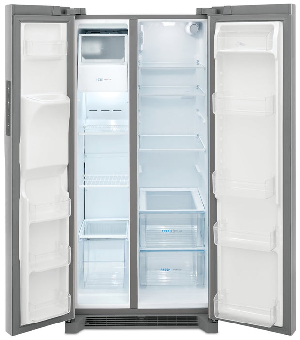 Frigidaire 33\" 22.3 Cu. Ft. Standard-Depth Side-by-Side Refrigerator - Stainless Steel - FRSS2323AS