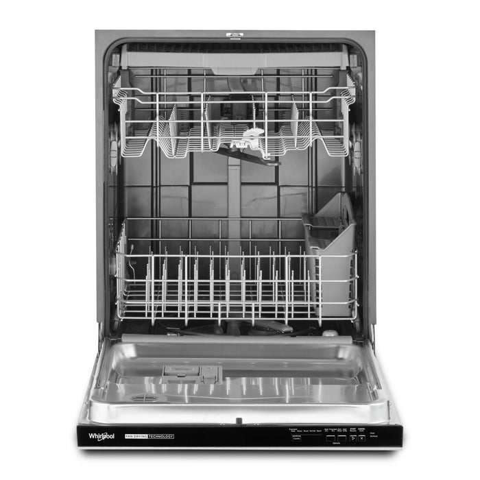 Whirlpool 24\" 51 dBA Built-In Top-Control Dishwasher with Third Rack - Fingerprint Resistant Stainless Steel - WDP730HAMZ