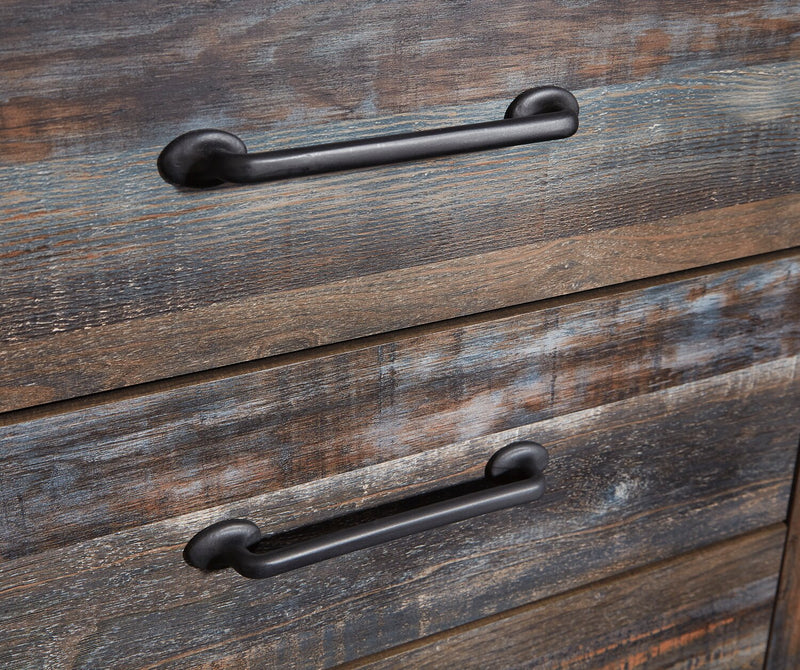 Abby 5pc Bedroom Set with Storage Bed, Dresser & Mirror, LED, USB, Brown - Queen Size