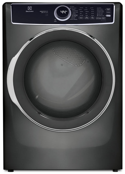 Electrolux 5.2 Cu. Ft. Front-Load Washer and 8 Cu. Ft. Gas Dryer - Titanium