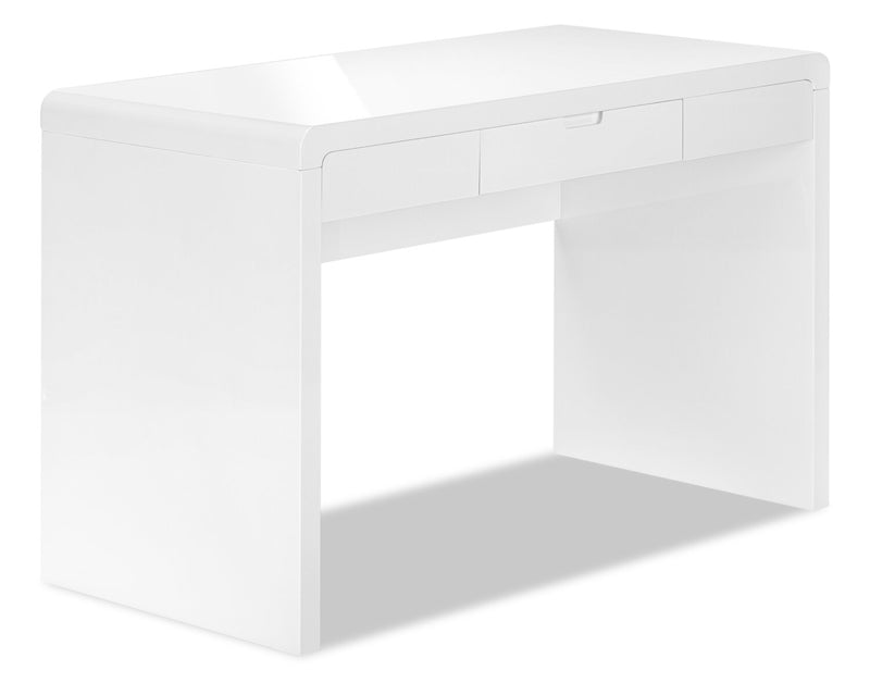 Hobson 47.25\" Office Desk - Glossy White