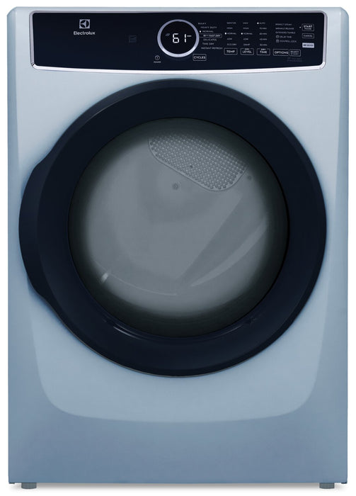 Electrolux 8 Cu. Ft. Electric Dryer with Steam - Glacier Blue - Stackable - ELFE743CAG