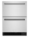 KitchenAid 24\" 4.3 Cu. Ft. Undercounter Drawer Refrigerator - Stainless Steel - KUDF204KSB