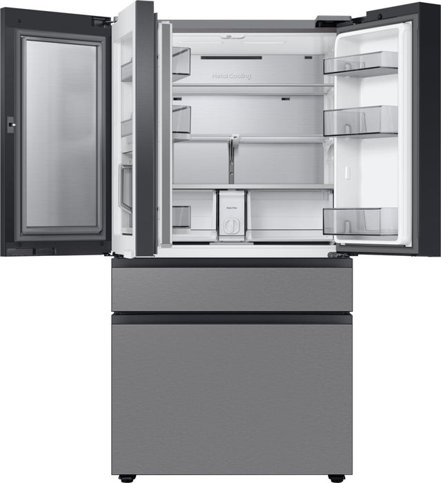 Samsung 36\" 28.8 Cu. Ft. Bespoke 4-Door with Beverage Centre Refrigerator - Stainless Steel - RF29BB8600QLAA
