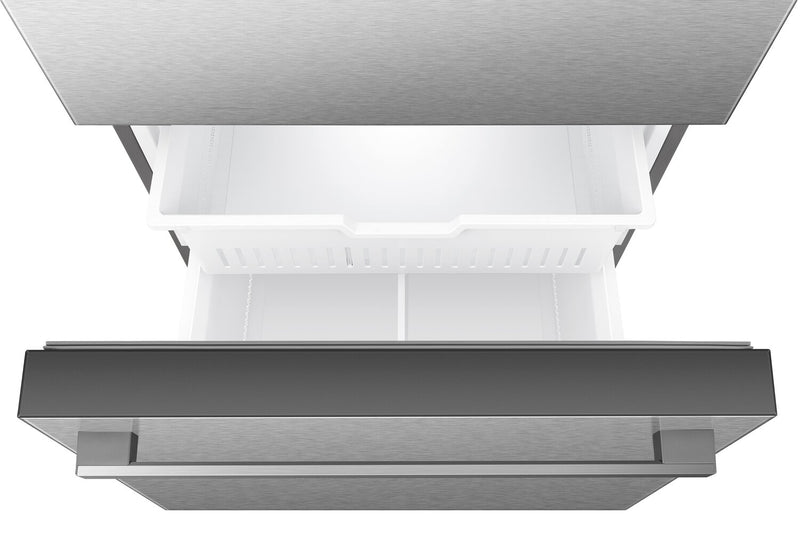 Hisense 31.3\" 22.3 Cu. Ft. Bottom-Mount Refrigerator - Stainless Steel - RB22A2FSE