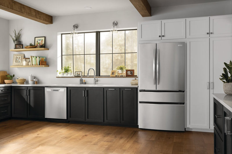 Frigidaire Gallery 36\" 27.2 Cu. Ft. Standard-Depth 4-Door French-Door Refrigerator - Smudge-Proof® Stainless Steel - GRMN2872AF