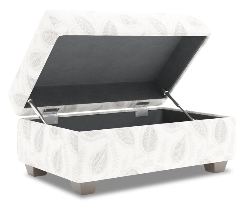 Made in Canada Customizable Sofa Lab The Trunk 39\" Fabric Storage Ottoman - Prairie Multicolour