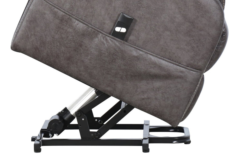 Landon 34\" Microfibre Power Lift Reclining Chair - Grey