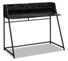 Lawson 47.25\" Office Desk - Black Marble-Look