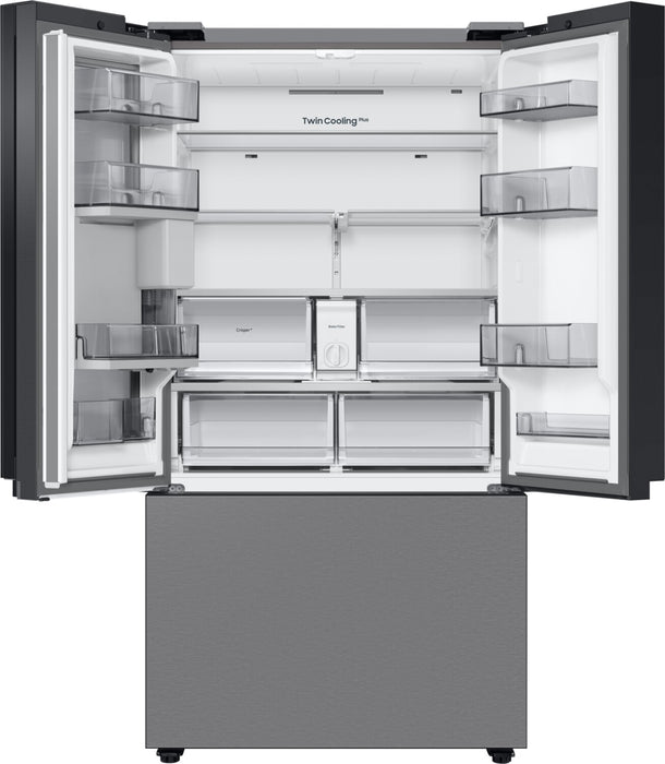 Samsung 36\" 30.1 Cu. Ft. Bespoke French-Door Refrigerator - Stainless Steel - RF30BB6600QLAA