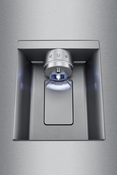 LG 36\" 31 Cu. Ft. French-Door Standard-Depth MAX™ Refrigerator - Smudge Proof Stainless Steel - LRYKS3106S