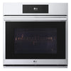 LG Studio 30\" 4.7 Cu. Ft. Electric Wall Oven with True Convection - Smudge Proof Stainless Steel - WSES4728F
