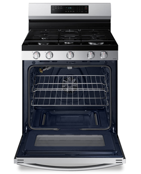 Samsung 6 Cu. Ft. Smart Gas Free Standing Range with Air Fry - Stainless Steel - NX60A6511SS/AA