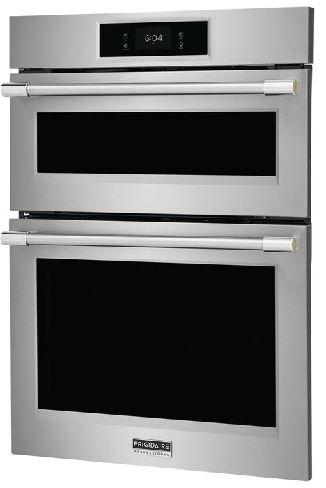 Frigidaire Professional 30\" 1.7/5.3 Cu. Ft. Electric Microwave and Wall Oven Combination with Total Convection - Smudge-Proof® Stainless Steel\t - PCWM3080AF