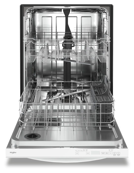 Whirlpool 24\" 50 dBA Built-In Top-Control Dishwasher - White - WDT740SALW
