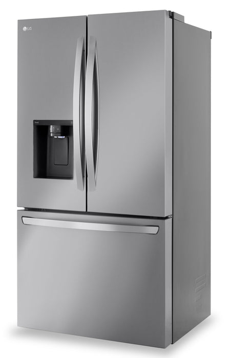 LG 36\" 31 Cu. Ft. French-Door Standard-Depth MAX™ Refrigerator - Smudge Proof Stainless Steel - LRFXS3106S