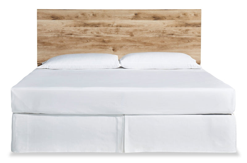 Derekson Panel Headboard, Natural - King Size