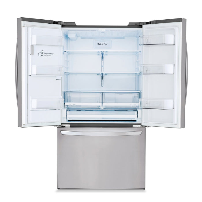 LG 36\" 28 Cu. Ft. French-Door Refrigerator - Smudge Proof Stainless Steel - LRFS28XBS