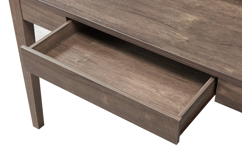 Jude 47.25\" Office Desk with 3-Drawers- Hazelnut