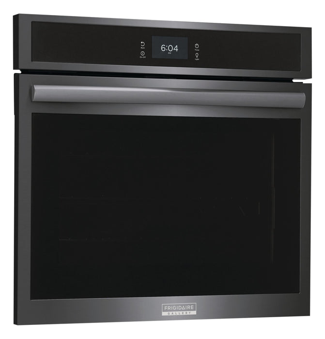 Frigidaire Gallery 30\" 5.3 Cu. Ft. Electric Single Wall Oven with Total Convection - Smudge-Proof® Black Stainless Steel - GCWS3067AD