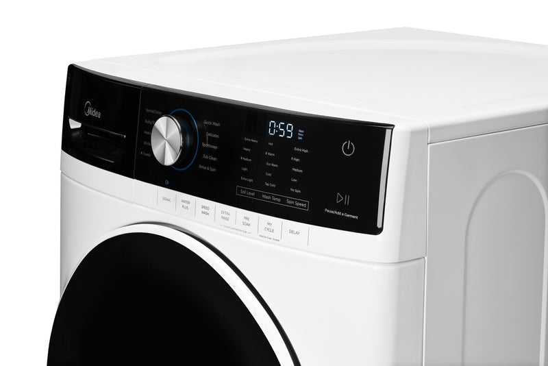 Midea 5.2 Cu. Ft. Front-Load High-Efficiency Washer - White - Stackable - MLH52N4AWW