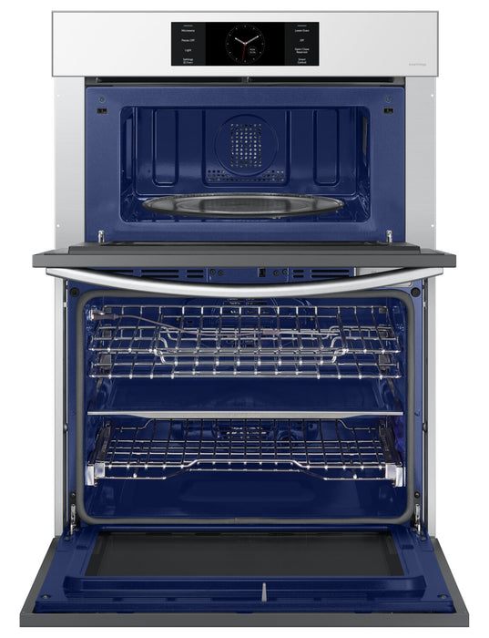 Samsung 30\" 7 Cu. Ft. Electric Micowave Combination Wall Oven - White - NQ70CB700D12AA