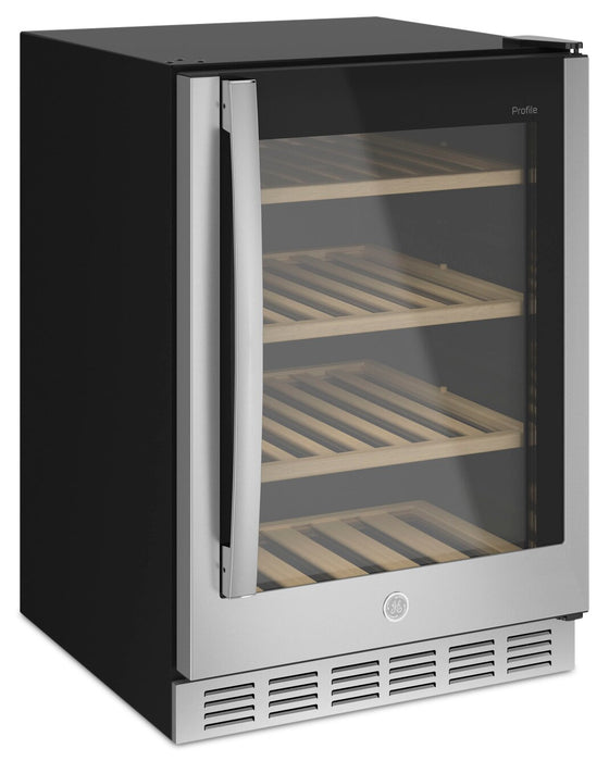 Profile 24\" 5.1 Cu. Ft. Beverage Centre Refrigerator - Stainless - PVS06BSPSS