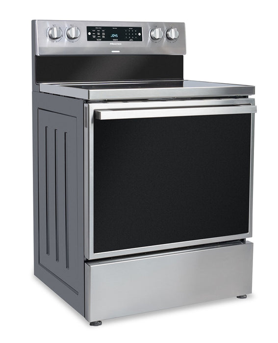 Hisense 5.8 Cu. Ft. Electric Range With Air Fry and European Convection - Stainless Steel - HBE3501CPS