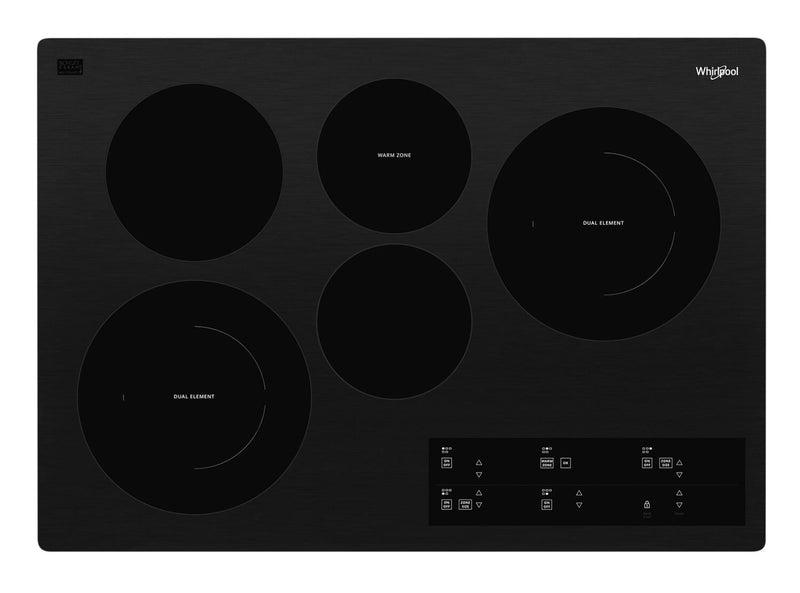 Whirlpool 30\" 5-Element Electric Cooktop - Black - WCE97US0KB