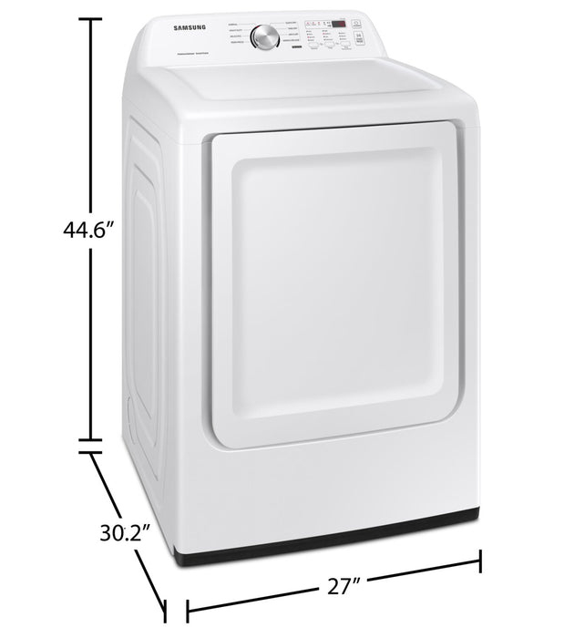 Samsung 7.2 Cu. Ft. Electric Dryer - White - DVE45T3200W/AC