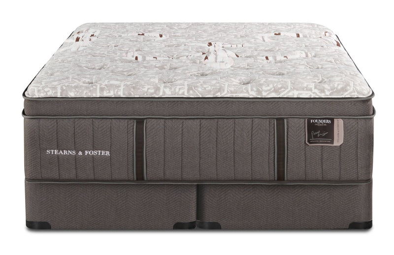 Stearns & Foster Founders Collection Derby County Eurotop King Mattress Set