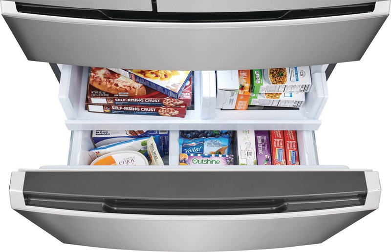 Frigidaire Gallery 36\" 21.5 Cu. Ft. Counter-Depth 4-Door French-Door Refrigerator - Smudge-Proof® Stainless Steel - GRMC2273CF