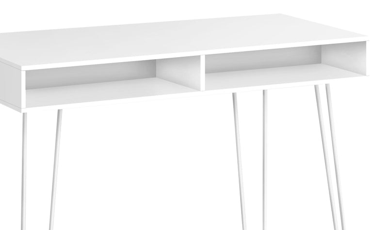 Ezra 40\" Office Desk with Cubbyholes - White