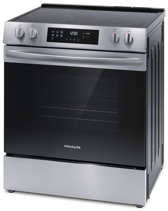 Frigidaire 5.3 Cu. Ft. Electric Range With EvenTemp™ Element and Five-Element Cooktop - Stainless Steel - FCFE306CAS