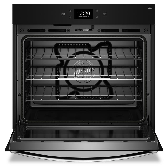Whirlpool 30\" 4.3 Cu. Ft. Electric Single Wall Oven with True Convection - Fingerprint Resistant Stainless Steel - WOES7030PZ