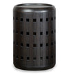 Rhett 18\" Modern Round End Table - Dark Espresso Brown Oak