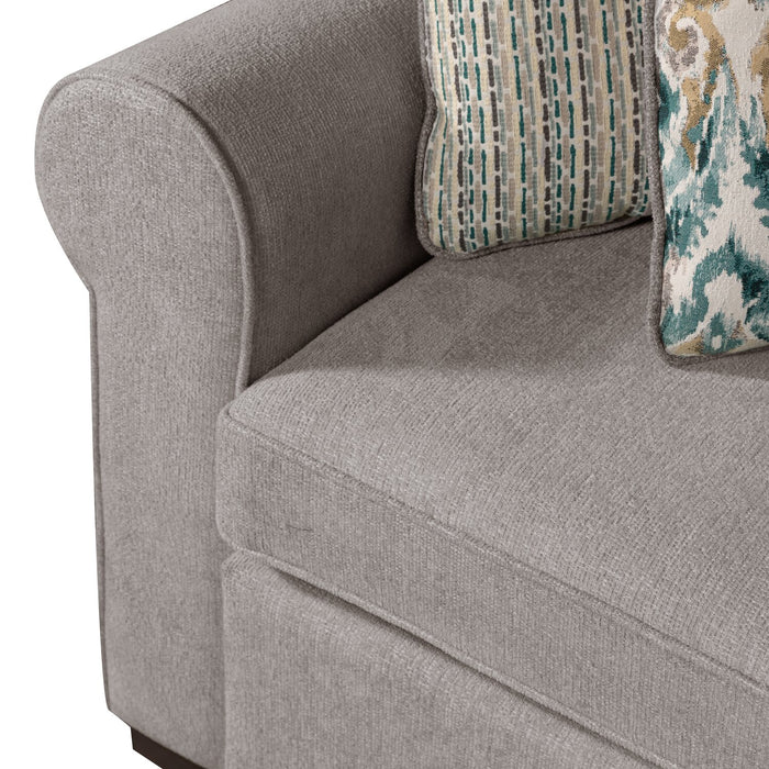 Scott Living Haven 2-Piece Left-Facing Chenille Fabric Sectional - Grey