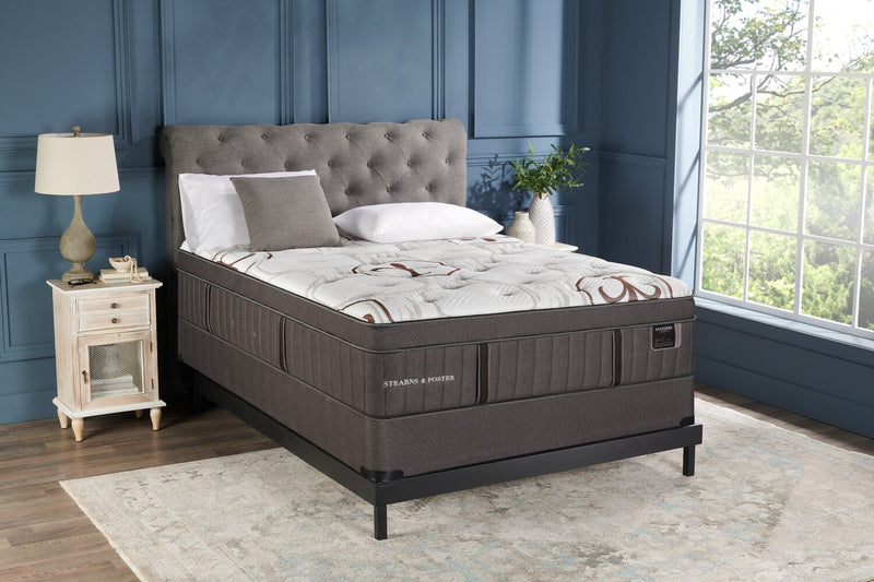 Stearns & Foster Founders Collection Cardiff City Eurotop Queen Mattress Set