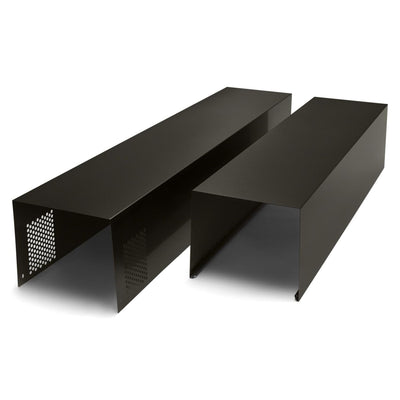Whirlpool 30" Range Hood Chimney Extension Kit - EXTKIT10HV - Range Hood Ducting in Black Stainless Steel