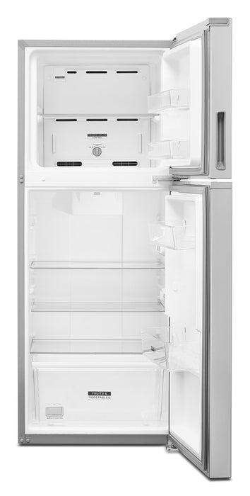 Whirlpool 24\" 11.6 Cu. Ft. Top-Mount Refrigerator - Fingerprint-Resistant Stainless Finish - WRT112CZJZ