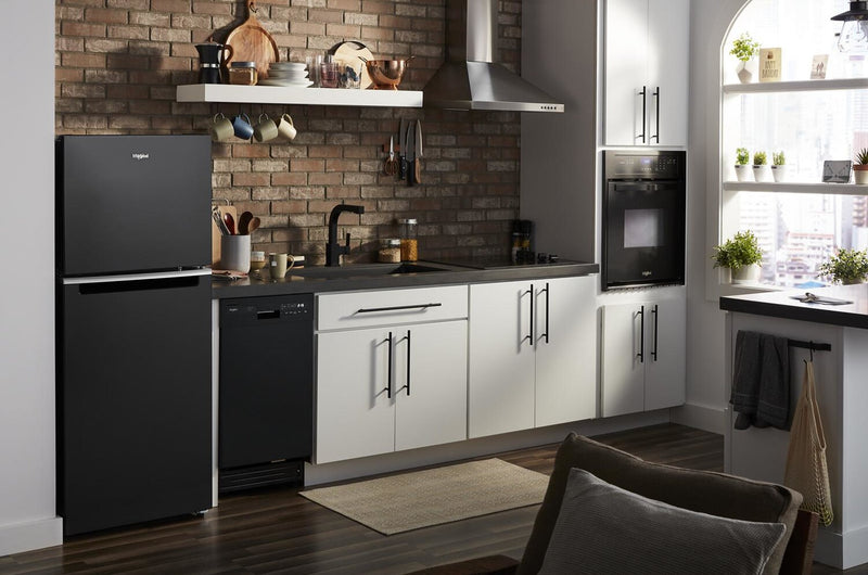Whirlpool 24\" 11.6 Cu. Ft. Top-Mount Refrigerator - Black - WRT112CZJB