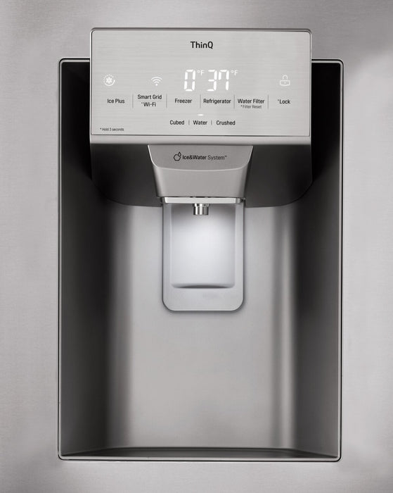 LG 36\" 28 Cu. Ft. French-Door Refrigerator - Smudge Proof Stainless Steel - LRFS28XBS