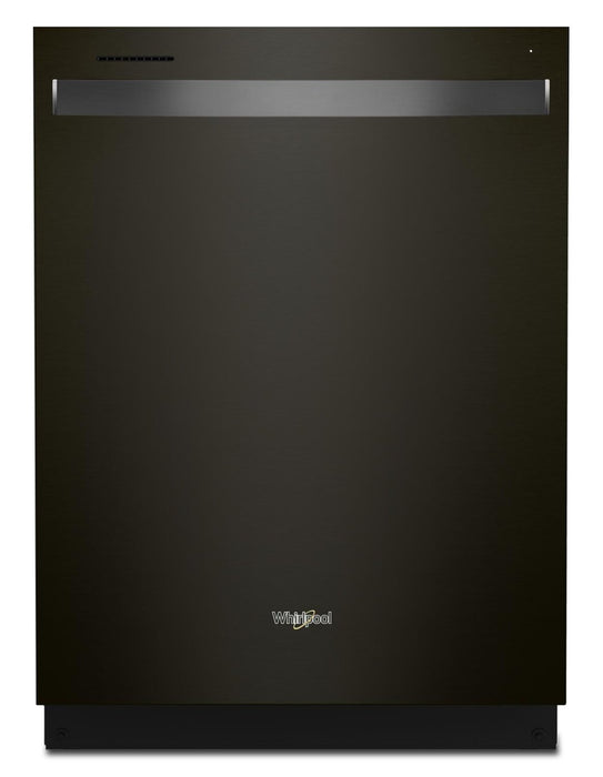 Whirlpool 24\" 47 dBA Built-In Top-Control Dishwasher with Third Rack - Print Resist Black Stainless - WDT750SAKV