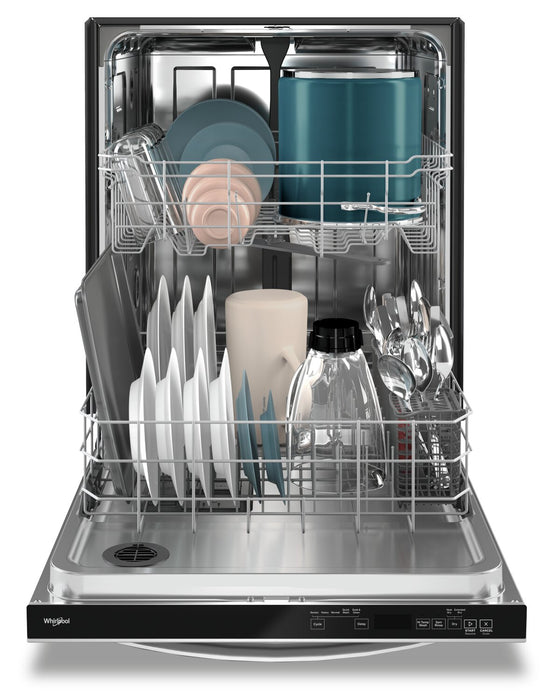 Whirlpool 24\" 50 dBA Built-In Top-Control Dishwasher - Fingerprint Resistant Stainless Steel - WDT740SALZ