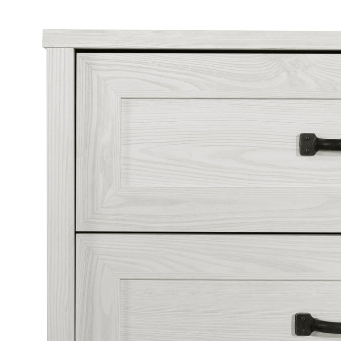 Dove Bedroom Chest of Drawers, 5-Drawer, 30.5\"W x 49\"H, Made in Canada - White